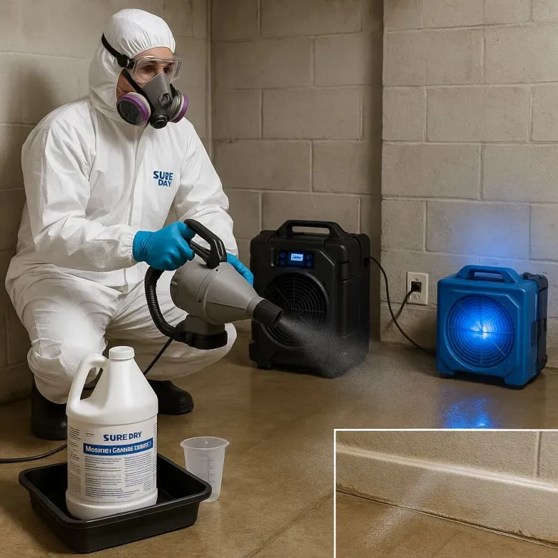 Sanitization and Odor Removal process in Geneva, IN